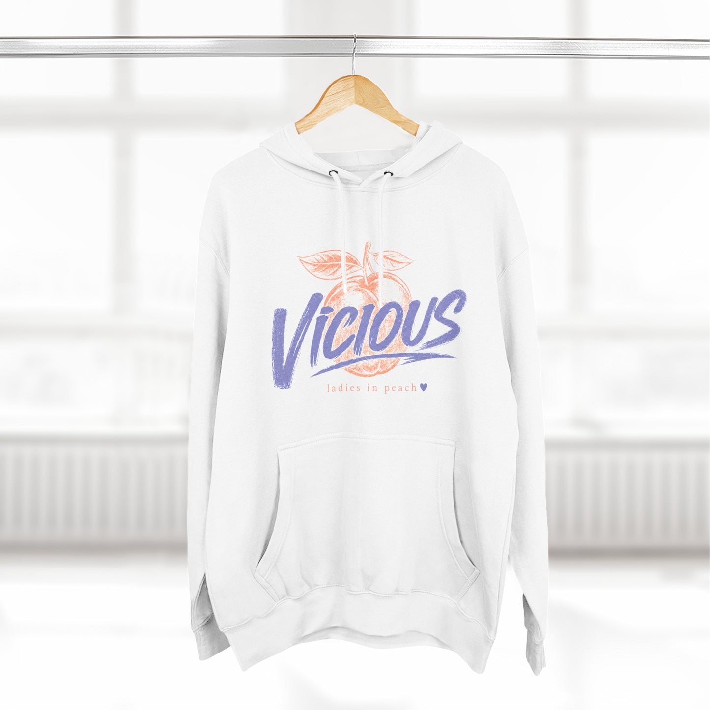 Tribute hoodie peaches