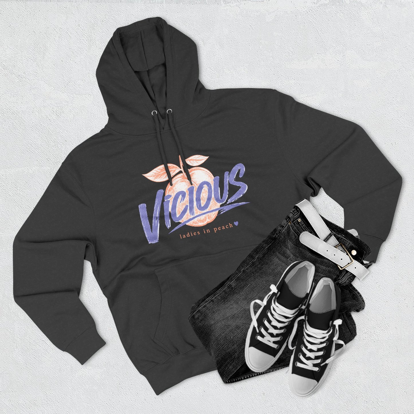 Tribute hoodie peaches