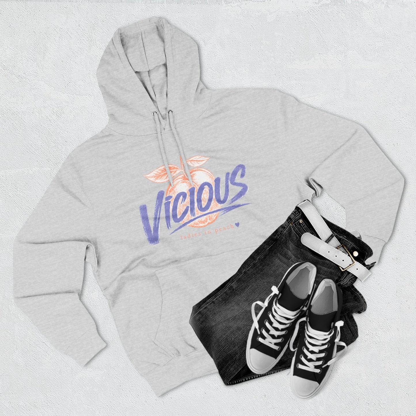 Tribute hoodie peaches