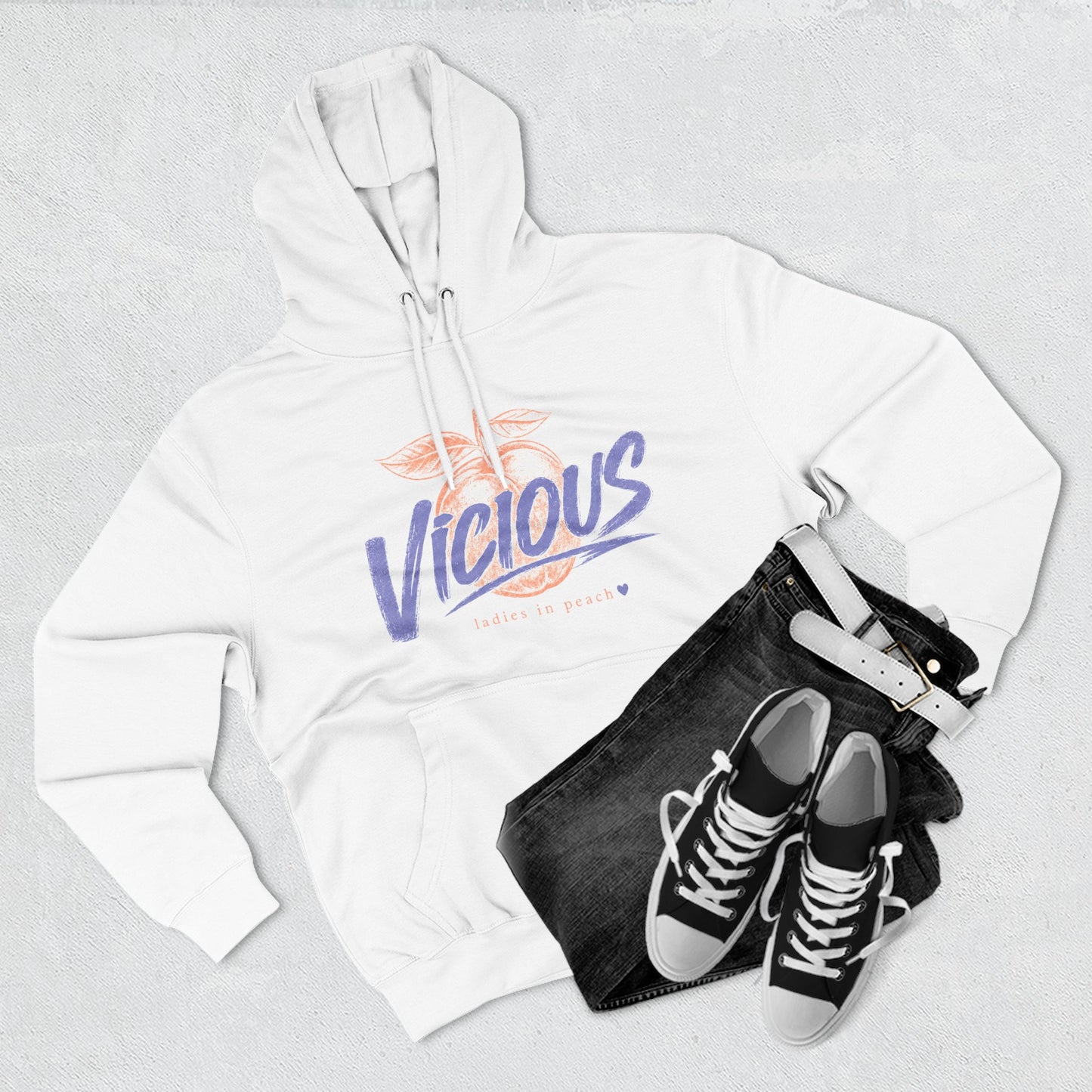 Tribute hoodie peaches