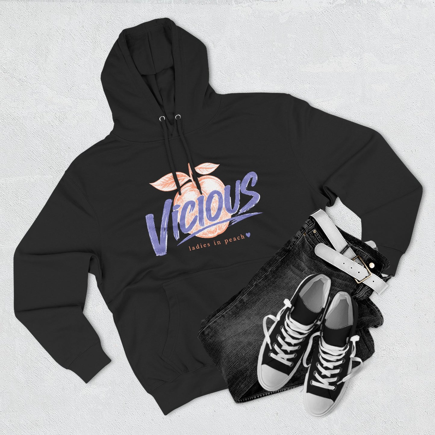 Tribute hoodie peaches